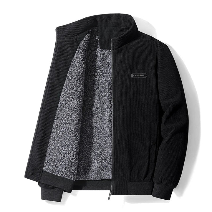 Laurent | Veste en velours côtelé doublée polaire