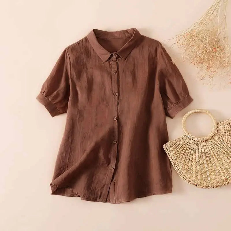 Pamela™ | Chemise Décontractée à Boutons