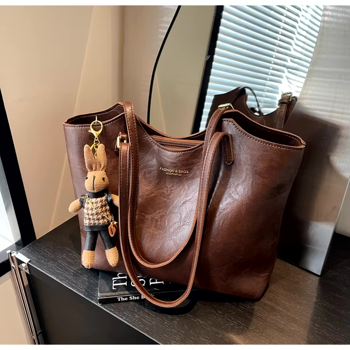 Jocelyne | Sac Shopper Vegan Classique en Cuir