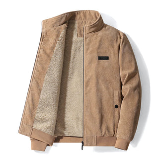 Laurent | Veste en velours côtelé doublée polaire