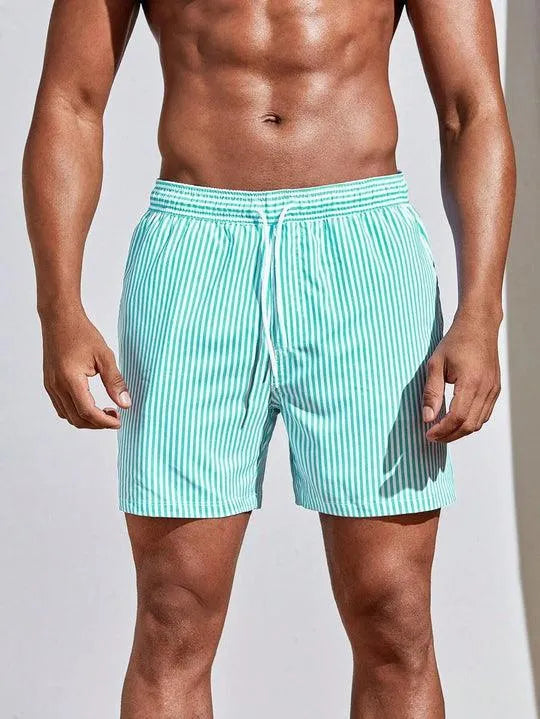 Maillot de bain à rayures élégant