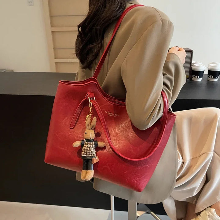 Jocelyne | Sac Shopper Vegan Classique en Cuir