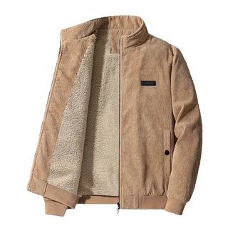 Laurent | Veste en velours côtelé doublée polaire
