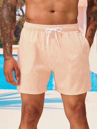 Maillot de bain à rayures élégant