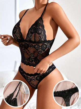 VIOLETTE – Ensemble de lingerie en dentelle séduisant