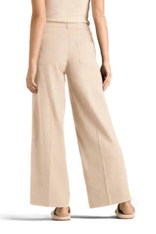 Pantalons en Lin Adrienne Tempête de Sable