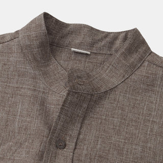 Marius | Chemise à Col Mao
