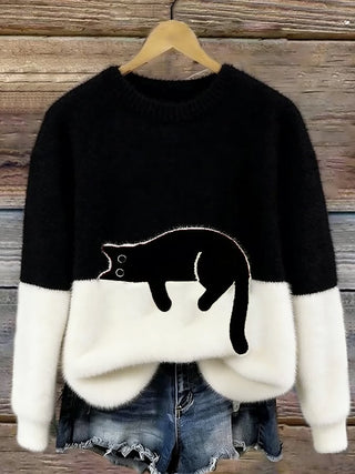 Sweat Femme avec motif chat
