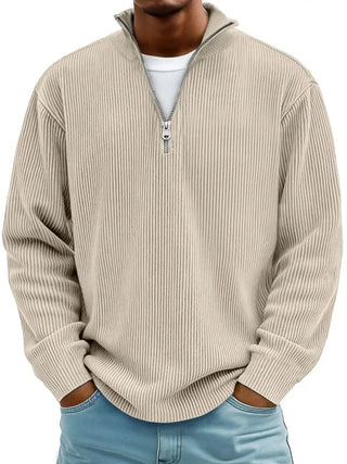 Pull Demi-Zippé Élégance Confort