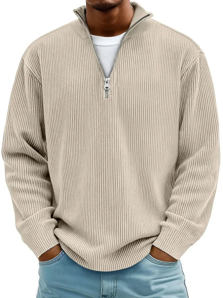 Pull Demi-Zippé Élégance Confort