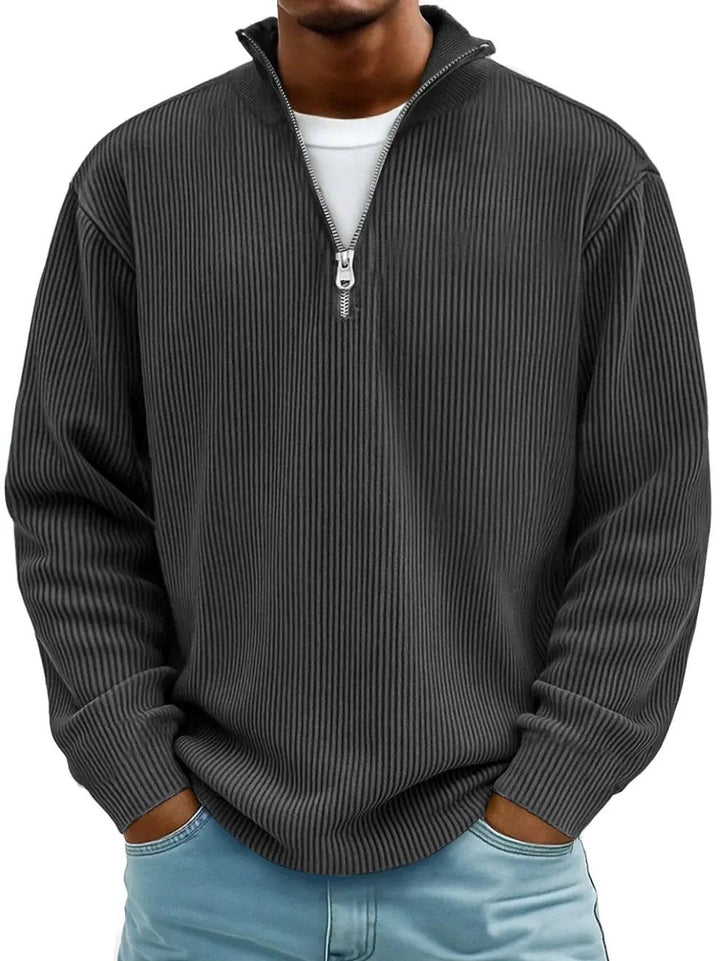 Pull Demi-Zippé Élégance Confort