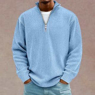 Pull Demi-Zippé Élégance Confort