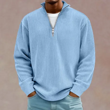 Pull Demi-Zippé Élégance Confort