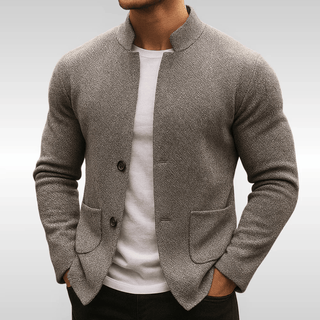 Gilet en maille texturée