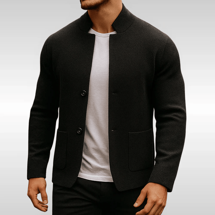 Gilet en maille texturée
