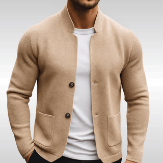 Gilet en maille texturée