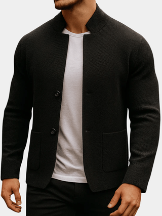 Gilet en maille texturée