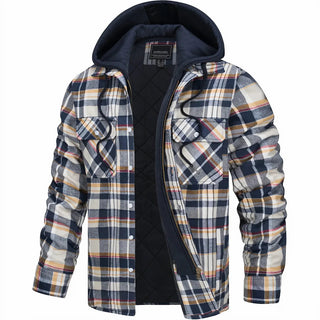Manteau chaud pour homme en mélange de laine premium