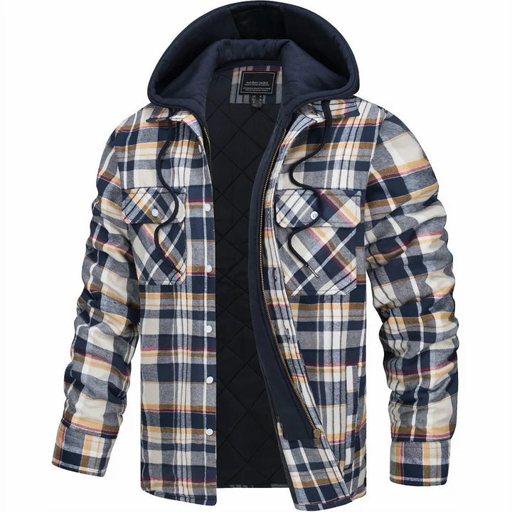 Manteau chaud pour homme en mélange de laine premium