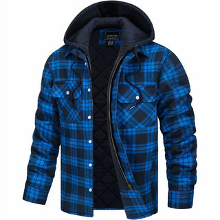 Manteau chaud pour homme en mélange de laine premium