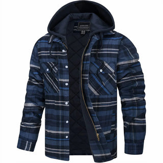 Manteau chaud pour homme en mélange de laine premium