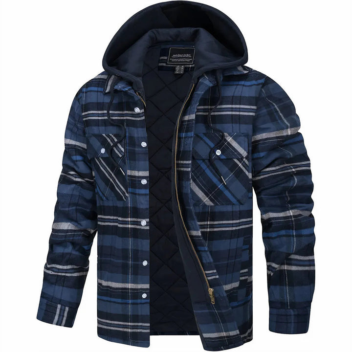 Manteau chaud pour homme en mélange de laine premium