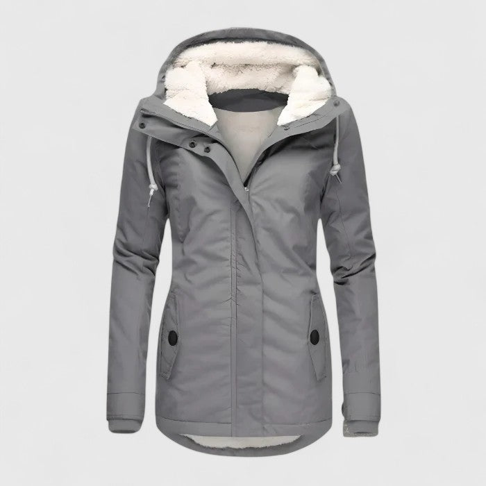 Manteau d'hiver imperméable avec capuche