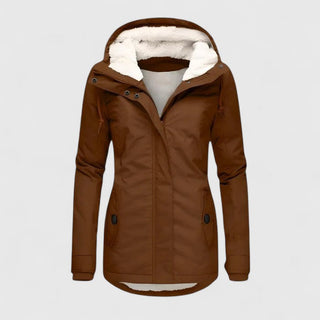Manteau d'hiver imperméable avec capuche