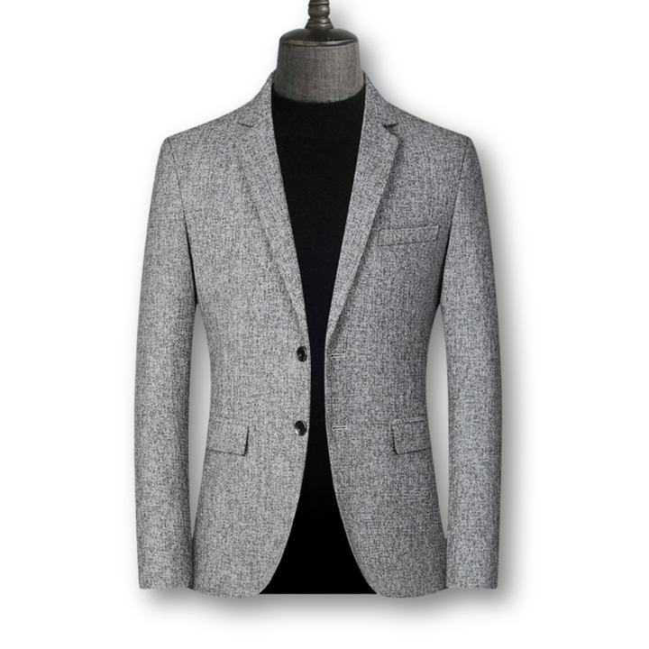 Blazer Élégant et Tissu Écossais
