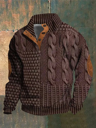 Pull imprimé vintage