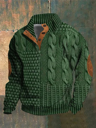 Pull imprimé vintage
