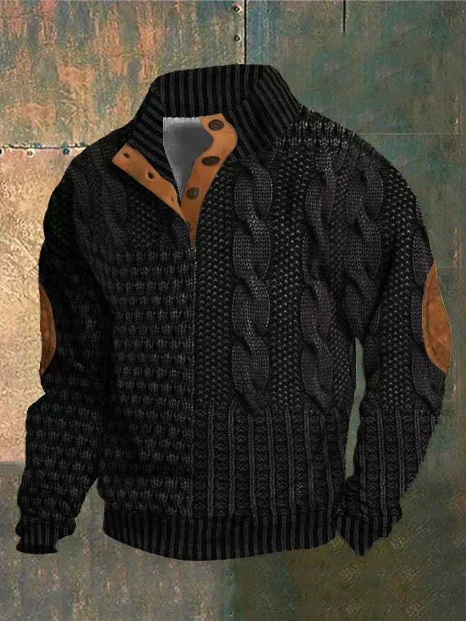 Pull imprimé vintage