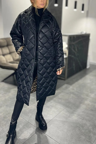 Joan | Manteau Léopard Élégant
