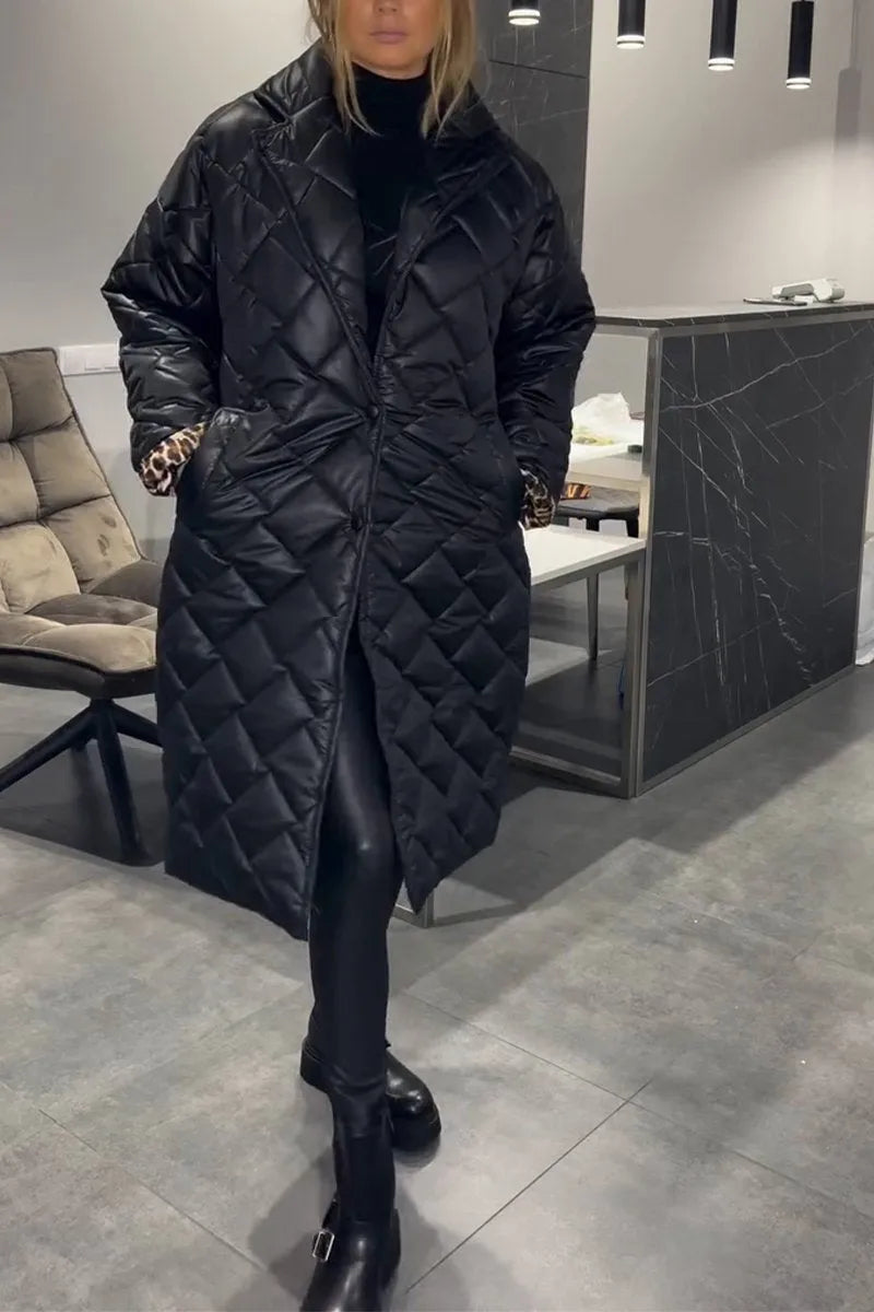 Joan | Manteau Léopard Élégant