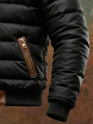 Veste noire doublée