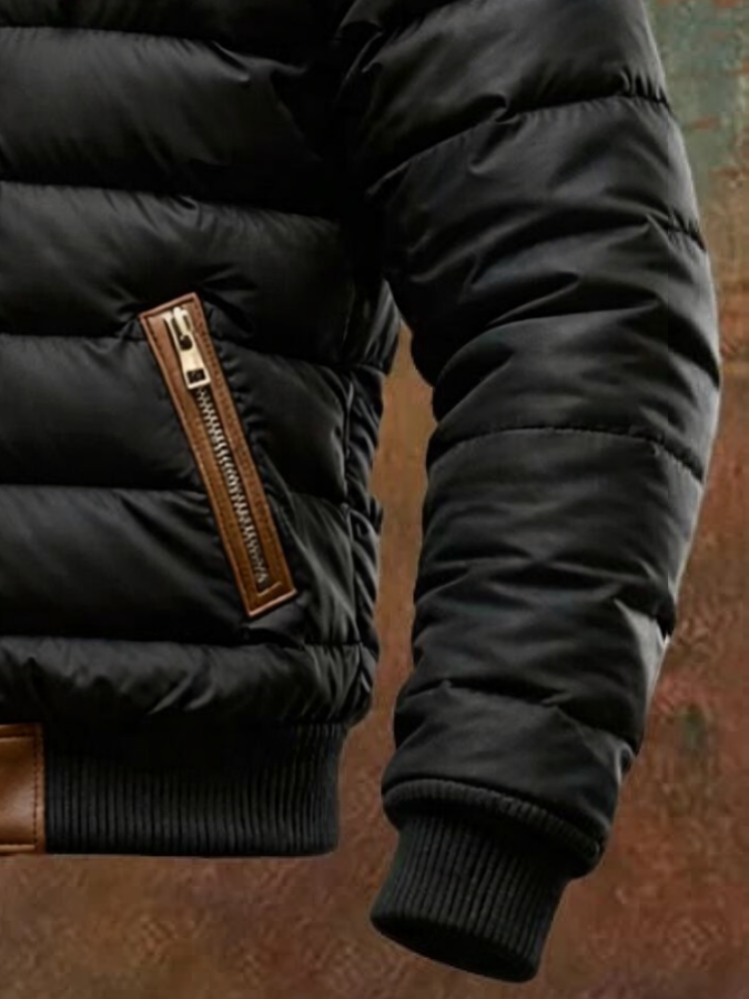 Veste noire doublée