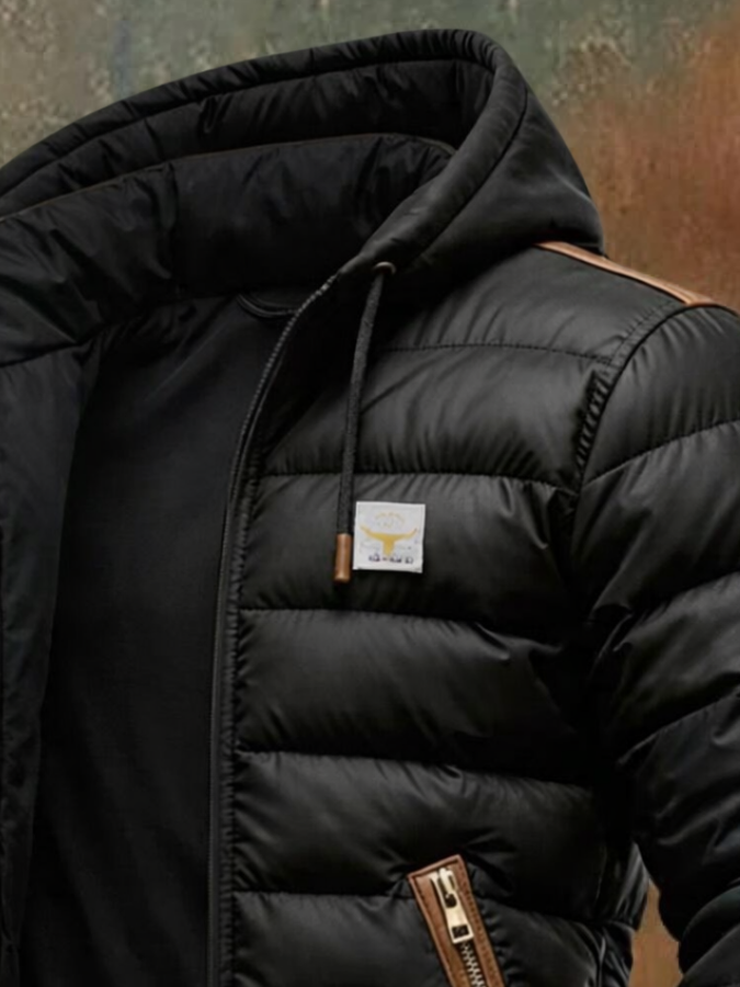 Veste noire doublée