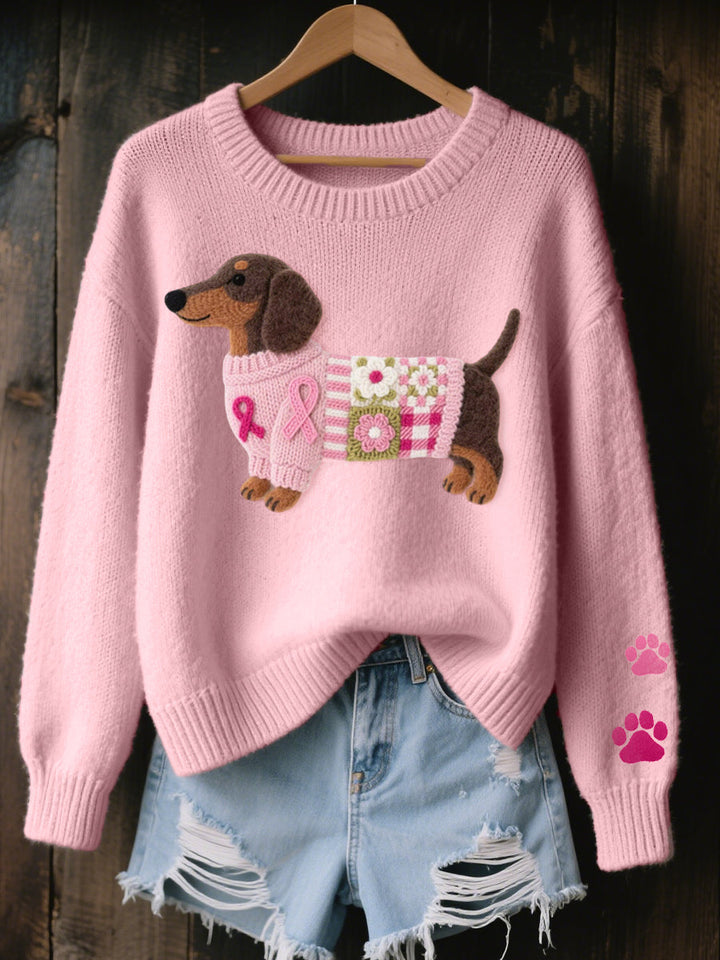 Pull Teckel en laine