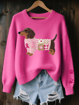 Pull Teckel en laine