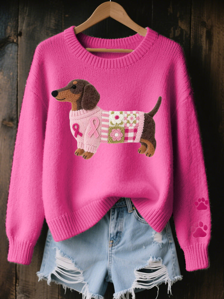 Pull Teckel en laine