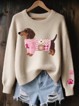 Pull Teckel en laine