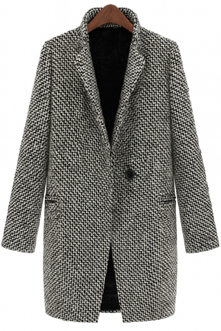 Manteau d'Hiver Doublé et Fausse Fourrure