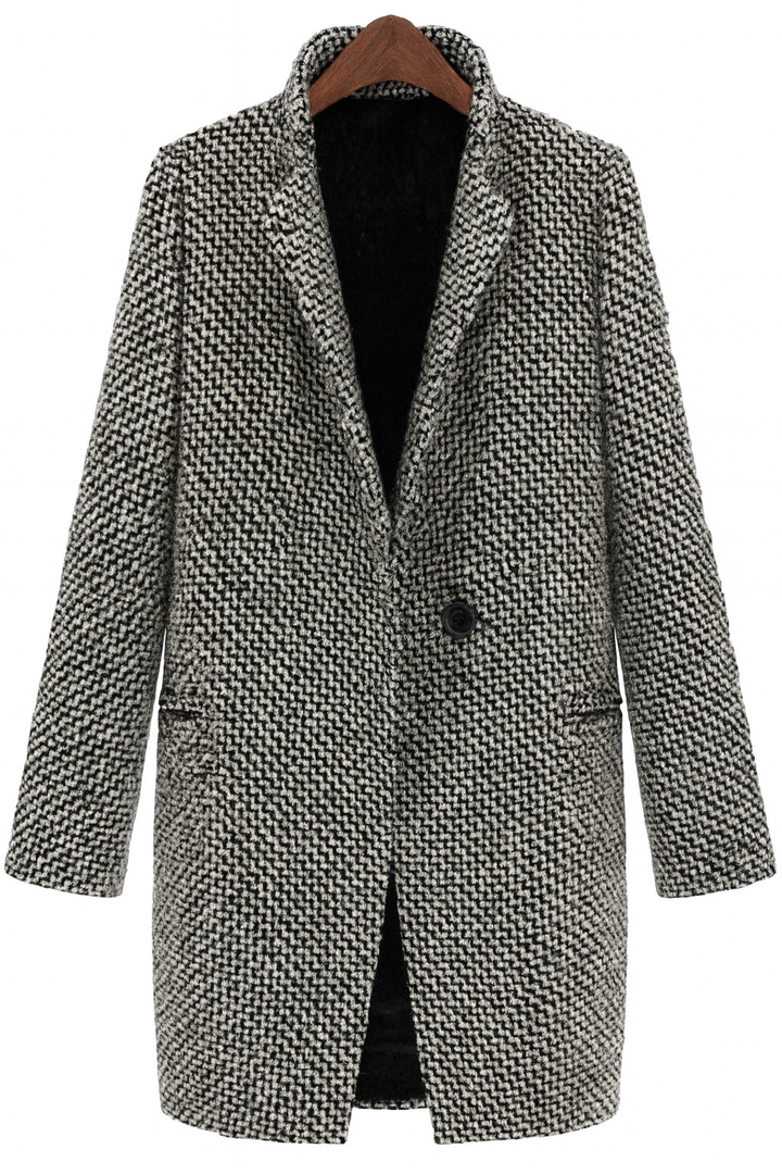 Manteau d'Hiver Doublé et Fausse Fourrure