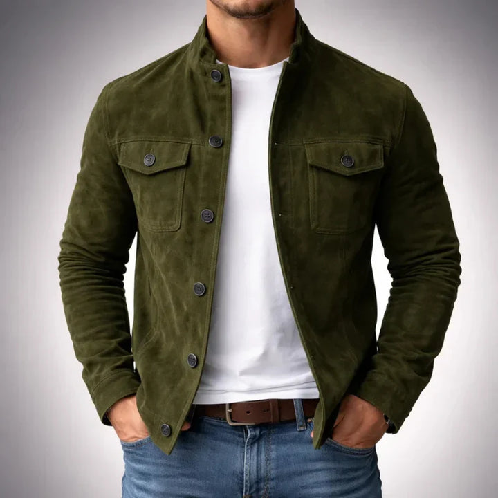 Oltrarno™ Veste en Daim Premium – Savoir-Faire Italien