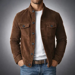 Oltrarno™ Veste en Daim Premium – Savoir-Faire Italien