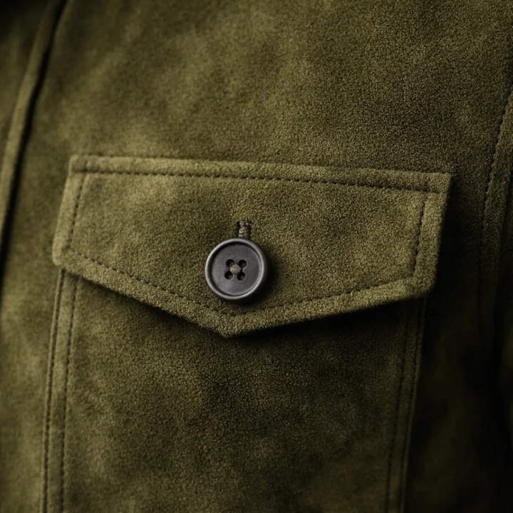 Oltrarno™ Veste en Daim Premium – Savoir-Faire Italien