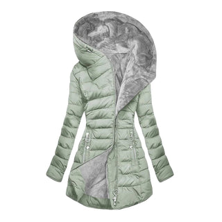 Manteau d'hiver chaud et luxueux