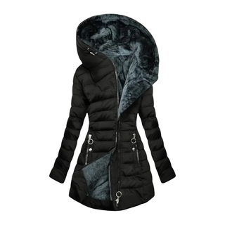 Manteau d'hiver chaud et luxueux
