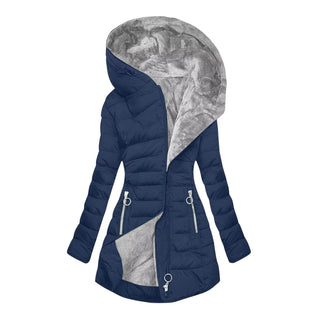 Manteau d'hiver chaud et luxueux