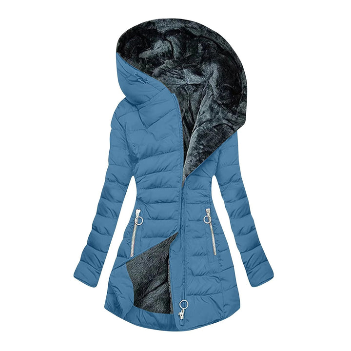 Manteau d'hiver chaud et luxueux